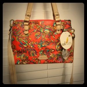 NWT Sakroots Artist Circle Crossbody Purse